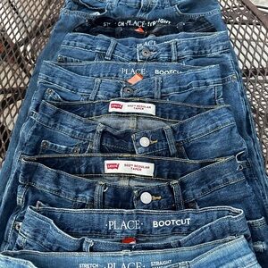 Boys pants size 14 Levi’s and children’s place